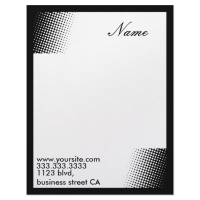 retro letterheads by CustomLetterheads