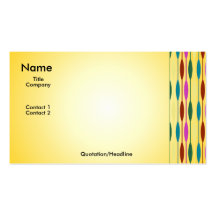 Retro Lines Business Cards