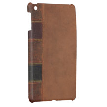 Rétro livre antique, brun attaché de cuir de faux