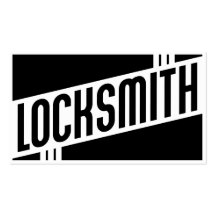 retro locksmith business cards