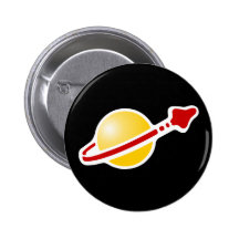 Rétro logo d'insigne d'astronaute de l'espace badge