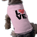 Retro Love Red & Pink Dog Clothing