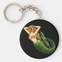 Retro Mermaid Keychains