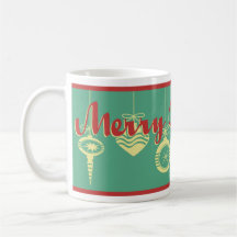 Retro Merry Christmas Mug