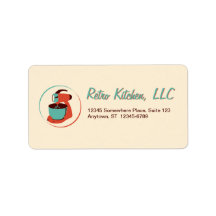 Retro Mixer Address Labels