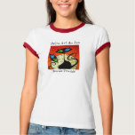 Retro Mod Black Cat T Pop Artist Jan A. Sullivan t-shirts