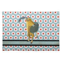 Retro Mod Moonlight Aoudad Placemat