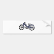 Retro moped Tunturi Bumper Stickers