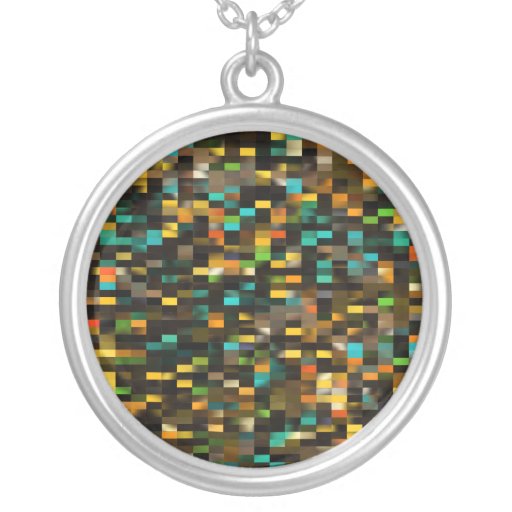 Retro Mosaic Pendant