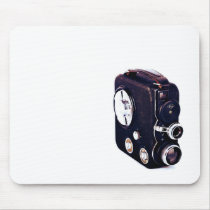 Retro movie camera mousepads