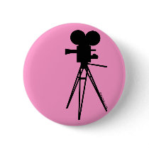 Retro Movie Camera Silhouette