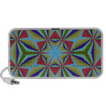 retro Multi colour kaleidoscope speakers