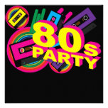 Retro music background custom announcements