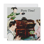 Retro Music invitations