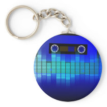 Retro Music Key Chains