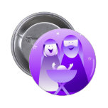 Retro Nativity Pinback Buttons