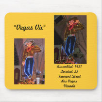 Retro Neon Series: #2 Vegas Vic mousepads