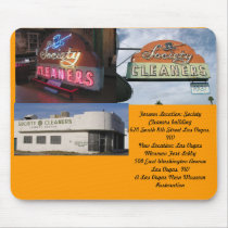 Retro Neon Series: #4 Society Cleaners mousepads