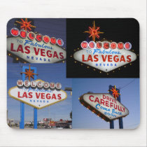 Retro Neon Series: Las Vegas Sign mousepads