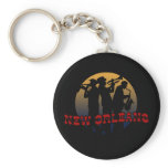 Retro New Orleans Jazz Keychain