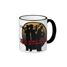 Retro New Orleans Jazz Mugs