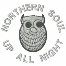 Retro Northern Soul Embroidered polo shirt