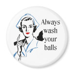 Retro Nurse Always Wash Your Balls