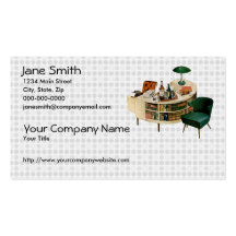 Retro Office Business Card Templates