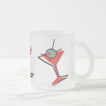 retro olive martini, retro olive martini, retro... mug