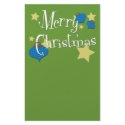 Retro Olive Ornament Christmas stationery