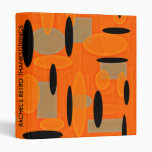 Retro Orange Redux Binder