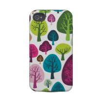 Retro organic tree plant pattern iphone case iphone 4 tough cover