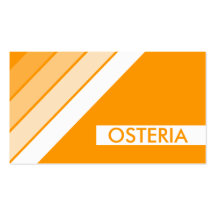 retro OSTERIA Business Card Template