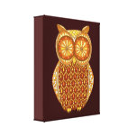 Retro Owl Art on Canvas - Ready to Hang! canvas prints