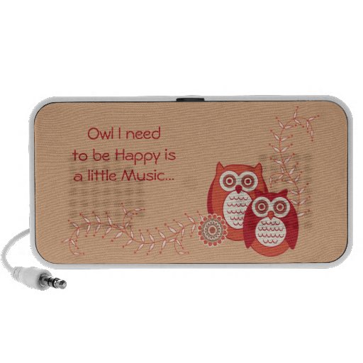 Retro Owls Speaker