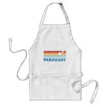 Retro Palm Tree Paraguay Apron