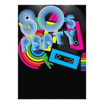 Rétro partie 80 faire-parts