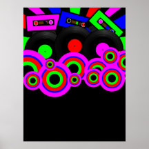 Retro Party Design Posters