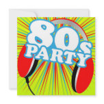Retro Party Custom Invitations