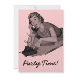 Retro Party invitations