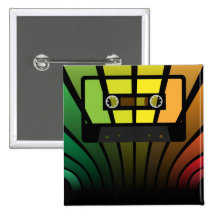 Retro Party Pinback Button