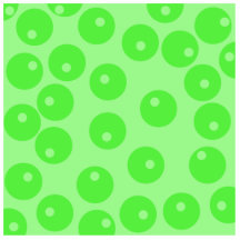 Retro pattern. Circle design in green. Photo Cut Outs