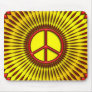 RETRO PEACE SIGN MOUSE PAD