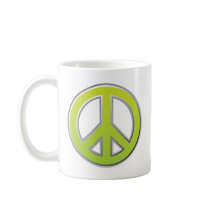 Retro Peace Sign mugs