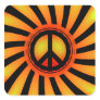 Retro Peace Sign Stickers