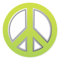 Retro Peace Sign stickers