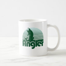 Rétro pêcheur de pêcheur à  la ligne mug