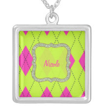 Retro Personalized Necklace Template