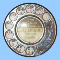 RETRO PHONE DIAL sticker stickers