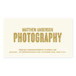 RETRO | PHOTOGRAPHY BUSINESS CARD